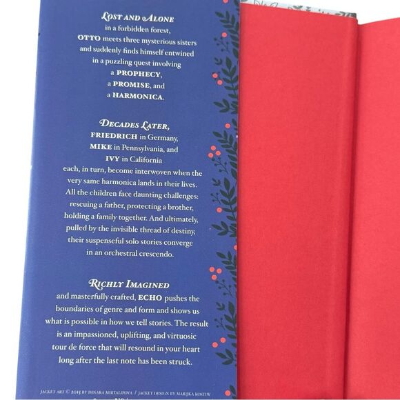 Echo by Pam Munoz Ryan Hardcover YA Young Adult Fiction Book. - Picture 2 of 6